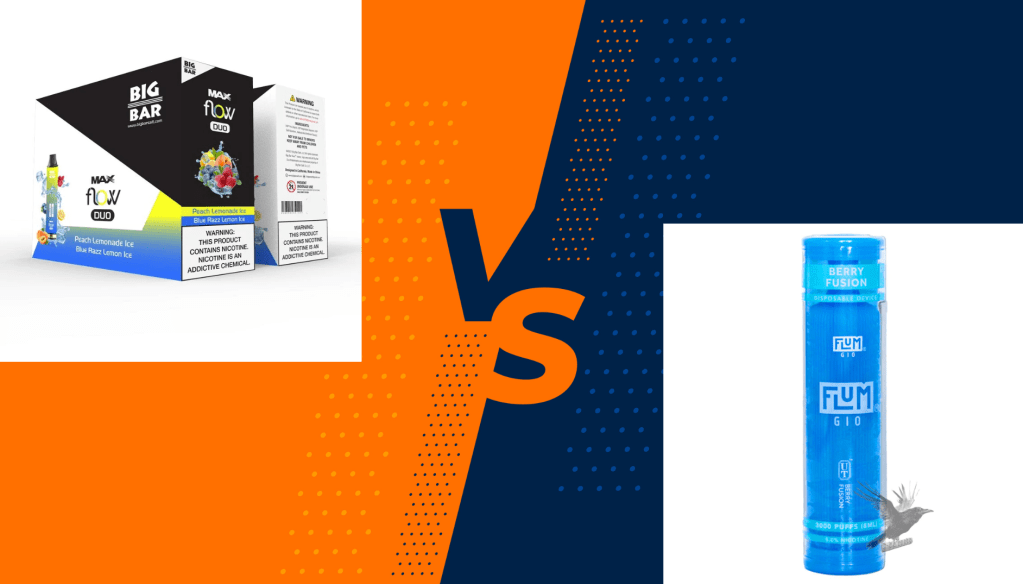 Comparing The Two Ultimate Vapes: Big Bar Max Flow V/S Flum&nbsp;Gio!
